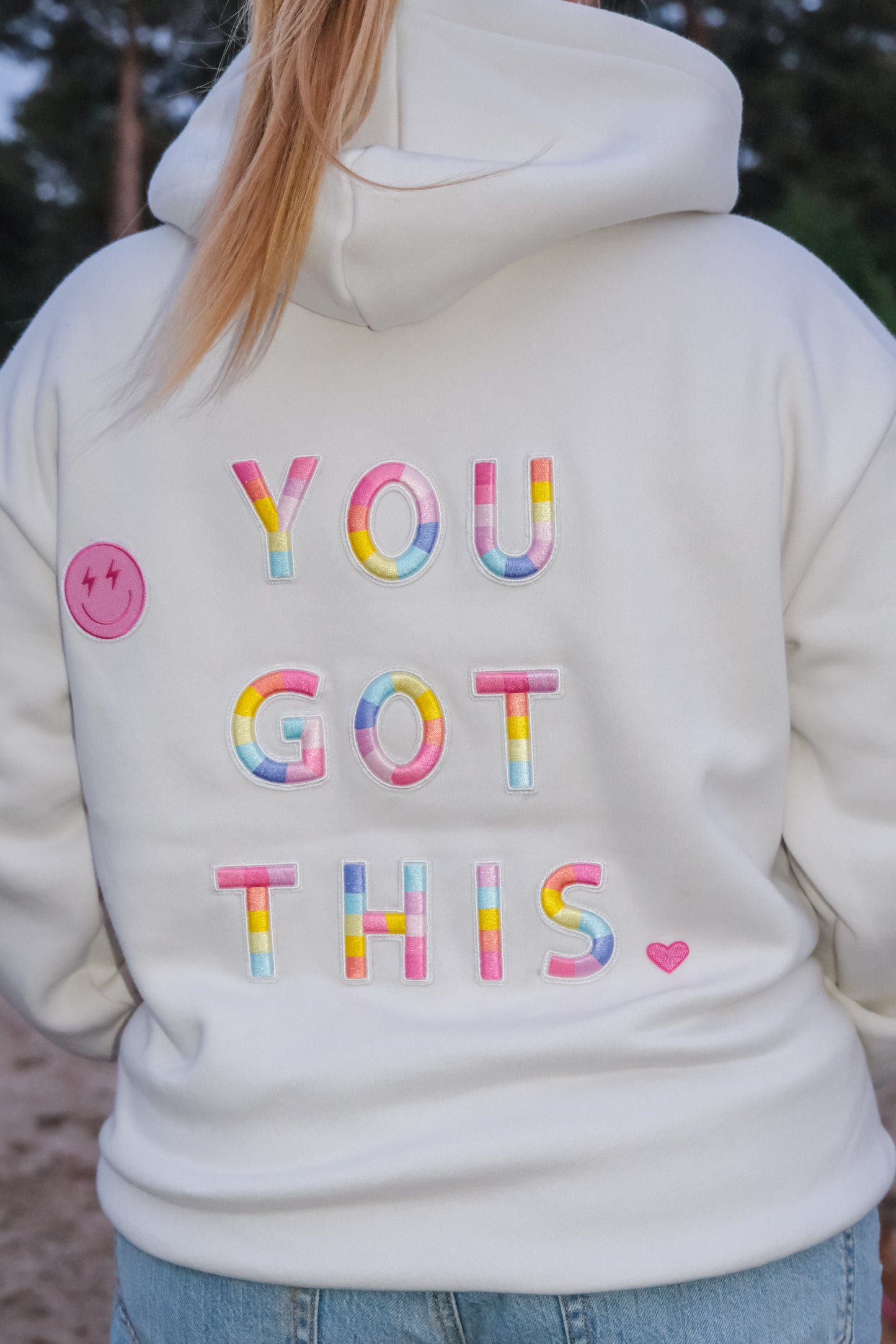 Patchwork Hoodie - YOU GOT THIS