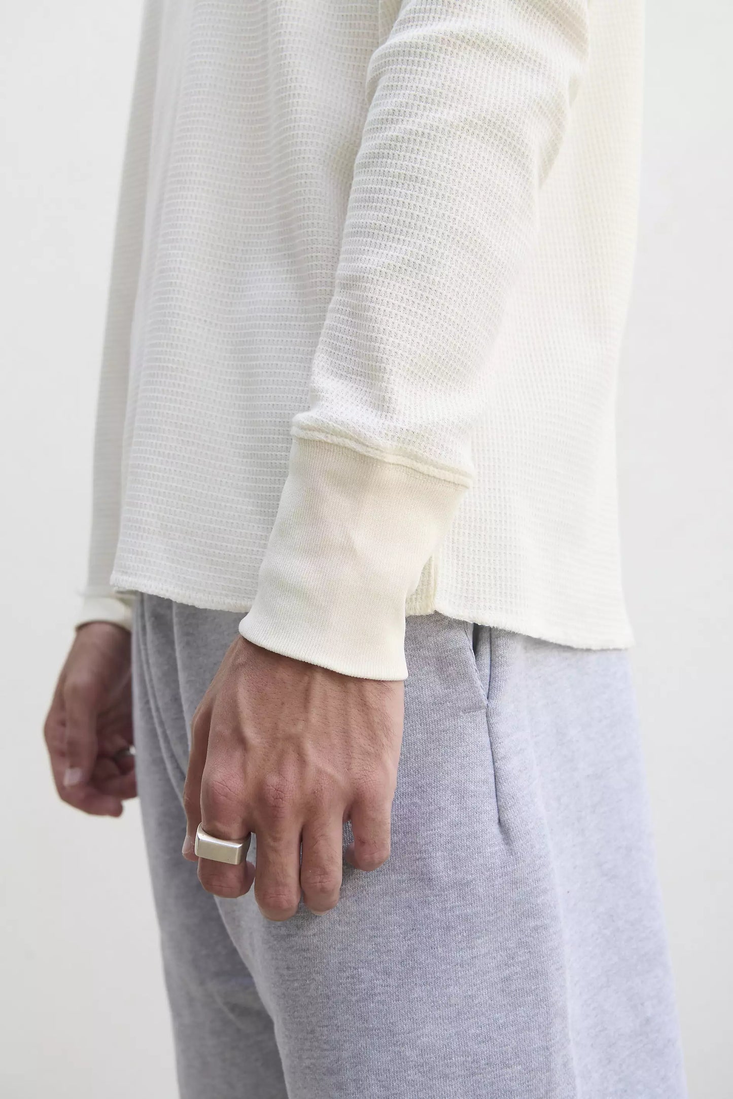 Waffle-Langarm Shirt (natural)
