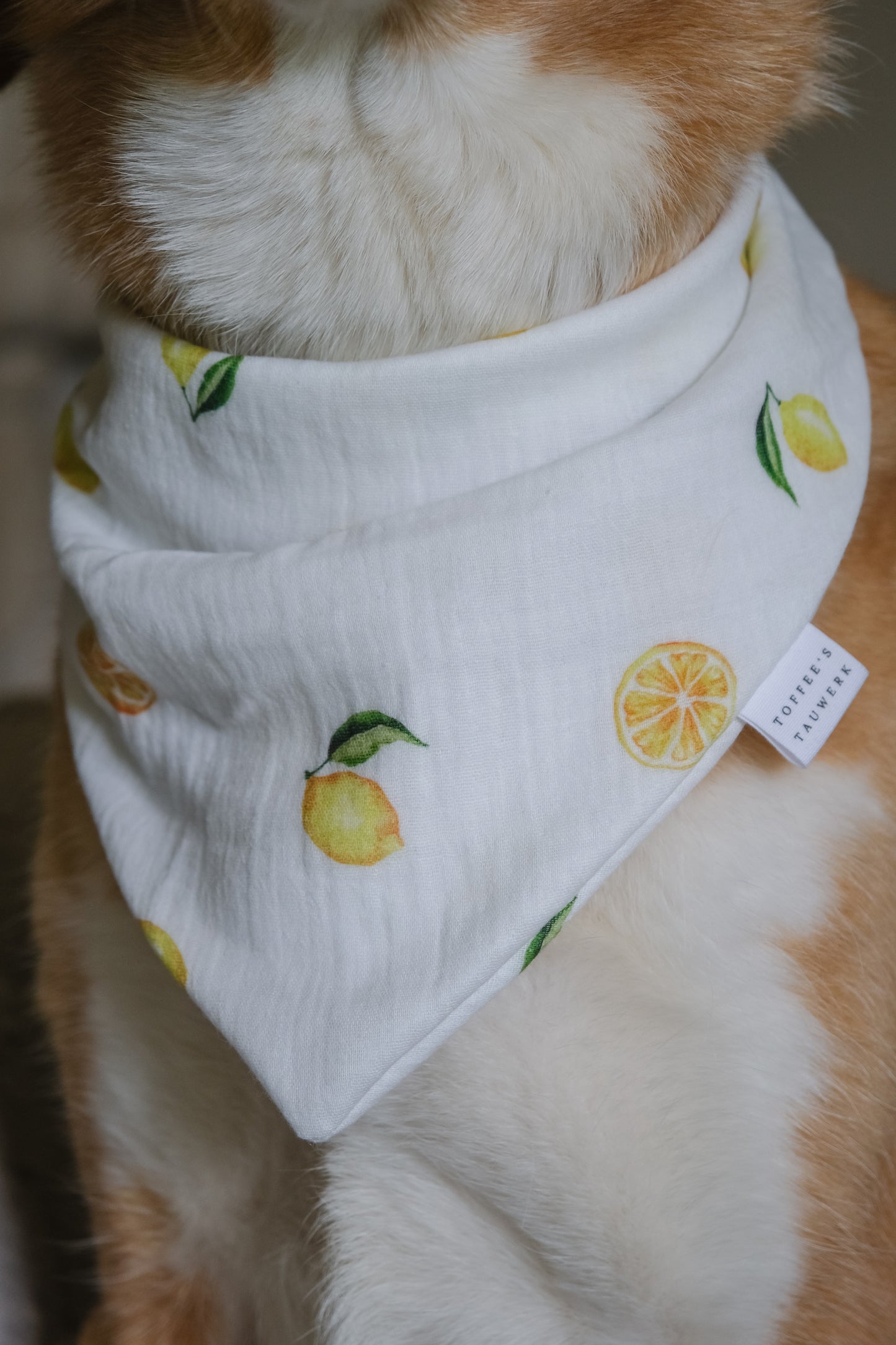 Dreieckstuch "Lemon", Musselin