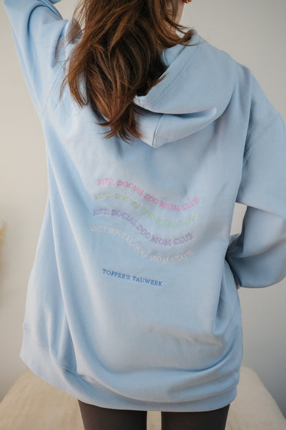 Hoodie "ANTI SOCIAL DOG MOM CLUB", Unisex