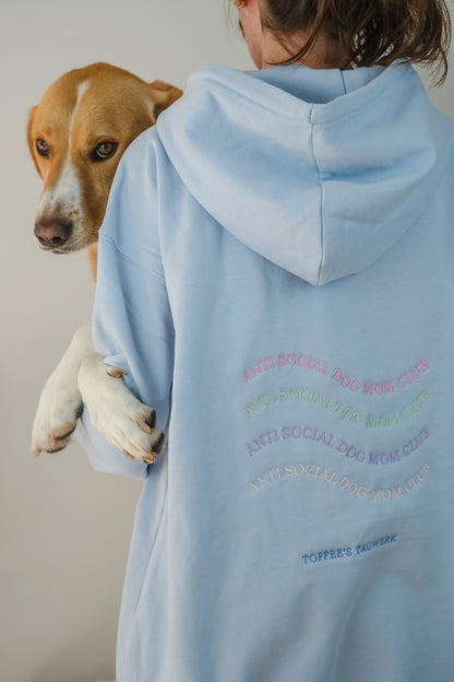 Hoodie "ANTI SOCIAL DOG MOM CLUB", Unisex