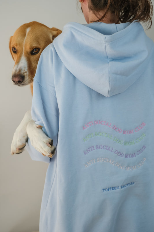 Hoodie "ANTI SOCIAL DOG MOM CLUB", Unisex