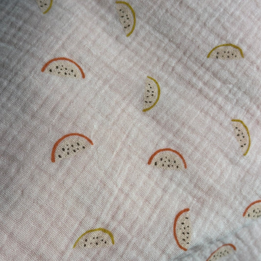 Dreieckstuch "Honeydew Melons", Musselin