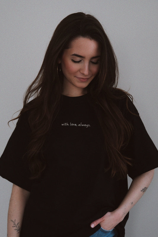 Oversized T-Shirt "with love, always"